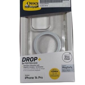 OtterBox Clear Sparkle Protective Case for iPhone 14 PRO with MagSafe